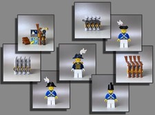 LEGO® Figuren - Piraten Blauröcke Epauletten Muskete Imperial Guards