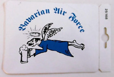 Werbe-Aufkleber Bavarian Air Force fliegender Engel Bayer Maß Bier München 80er