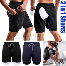 Herren 2 in 1 Shorts Fitness