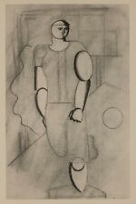 Willi Baumeister, "Sport und Maschine"  Originalgrafik 1929. Aufl. 200, 50x60 PP