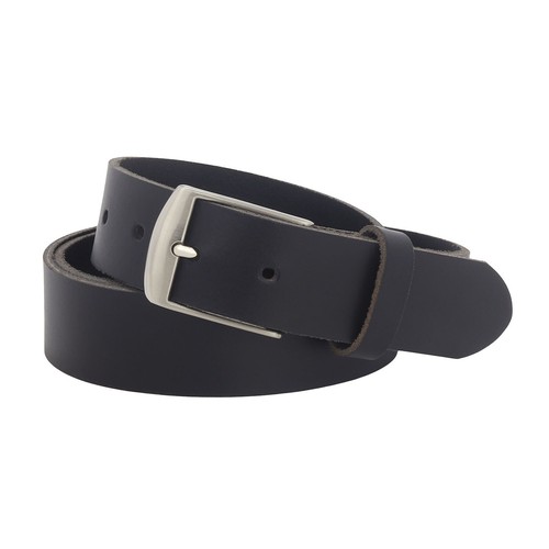 Gürtel leder schwarz 5cm - gürtel, 3,5cm