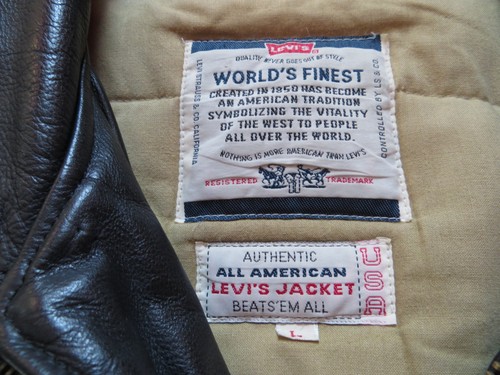 Levi lederjacke flieger - lederjacke,
