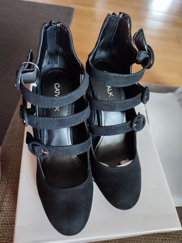 Riemchenpumps schwarz neu - riemchenpumps,