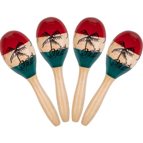 Maracas holz 4er set - holz,