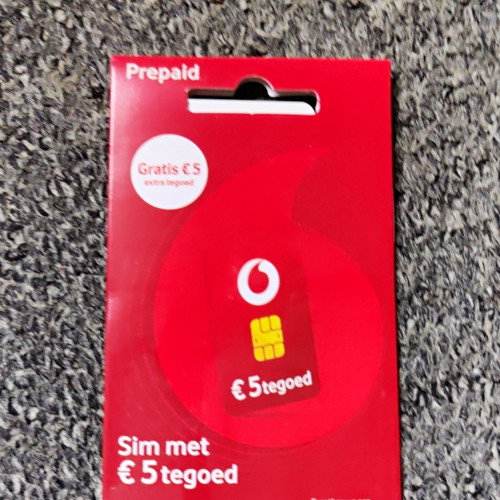 Vodafone prepaid sim - nl,