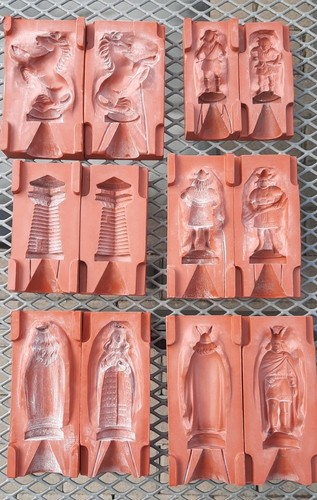 Zinngießformen schachfiguren - ,