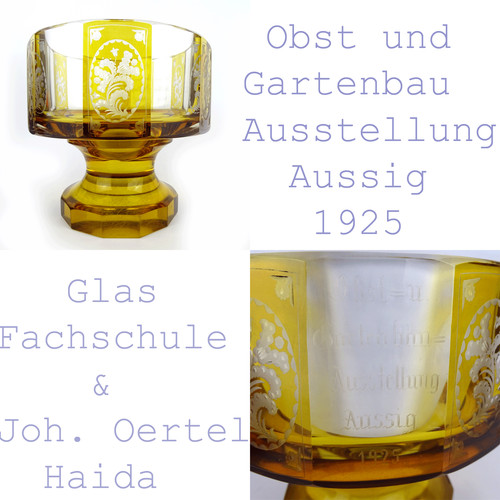 Prunkschale glas fachschule - fachschule, &