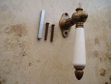 Antik messing fenster griff - messing,