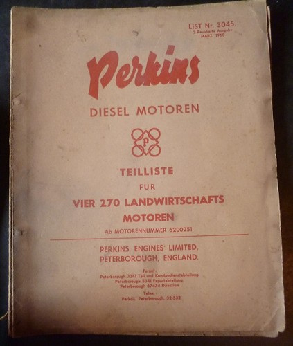 Perkins vier 270 dieselmotor - perkins,