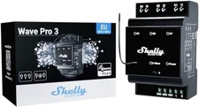 Shelly Wave Pro 3 3-Kanal Z-Wave Schalter Smart Hausautomation Lichtsteuerung