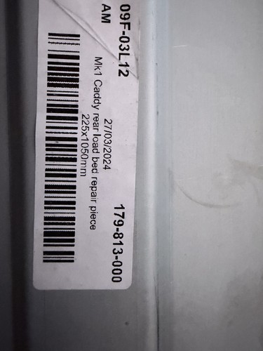 Reparaturblech ladefläche mk1 - ladefläche,