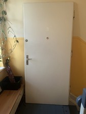 Holztür Eingangstür Haustür 216 x 100 ohne Zarge Tür