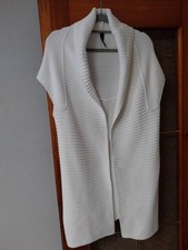 Marc Cain  N4 Neuer weißer Strickcardigan