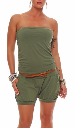 Damen jumpsuit kurz - kurz, hosenanzug