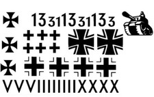 RC Panzer 1/10 Decals