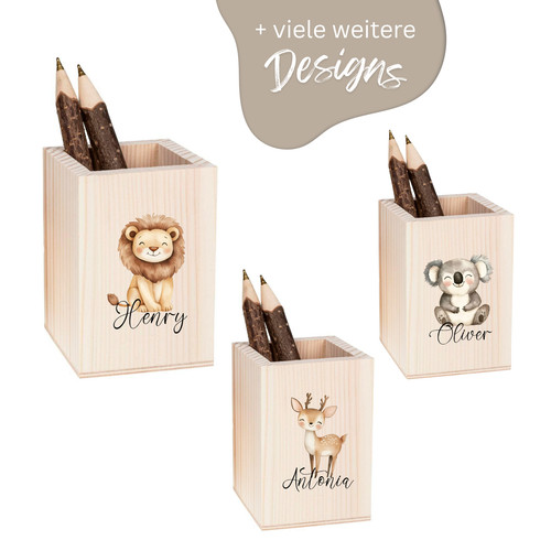 Personalisierter stiftehalter - personalisierter,