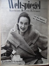 WELTSPIEGEL 31 - 1950 Berliner Herbstmodelle Berliner Radio-Programm Sulky Hiobs