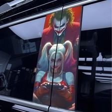 Auto B-Säule Aufkleber Clown