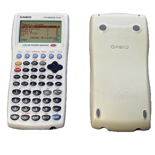 Casio cfx 9850 - 9850, we
