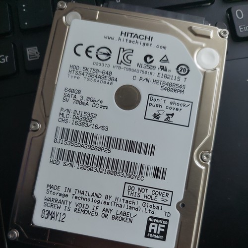 Festplatte hitachi hdd 640gb - hdd,