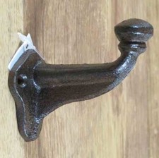 Garderobenhaken Gusseisen Kleiderhaken Wandhaken Antikbraun HK2208