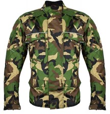 Racing Motorrad Textil Jacke Sommer Jacke mit Protektoren Biker Custom Camo 