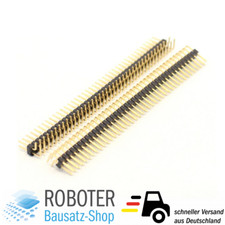 10x 40 Pin 2,54mm Stiftleiste Pin Header zweireihig gewinkelt Arduino DIY