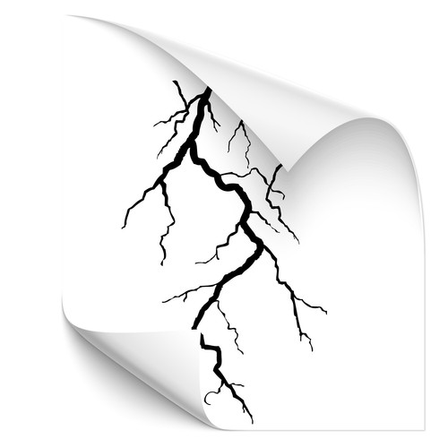Blitz aufkleber lightning - blitz,