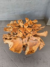 Couchtisch rund aus Massivholz