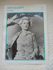 Tippi Hedren Autogramm original ,18x13 cm,Die Vögel,Marnie