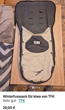 TFK Fußsack Winterfußsack Fleece Beige