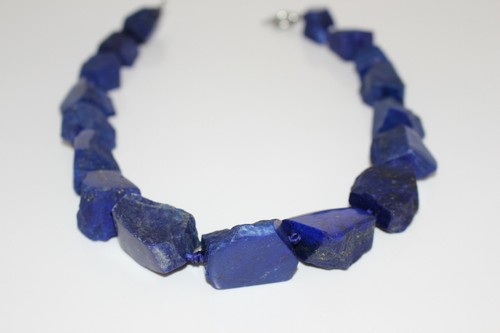 Lapislazuli halskette - lapislazuli,