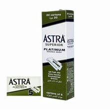 ( 0,14€/ Stück) Astra Rasierklingen Ersatzklingen Superior Platinum 100er Pack