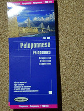 Peloponnes landkarte map - -,