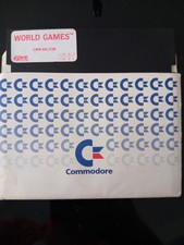 WORLD GAMES Diskette - C64 - Commodore 64 Spiele 