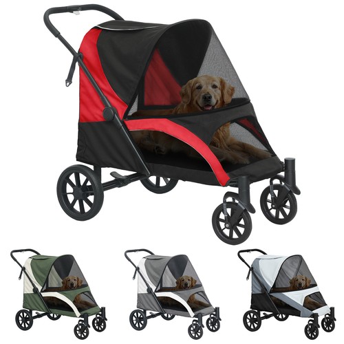 Pawhut hundewagen hundebuggy - pawhut,