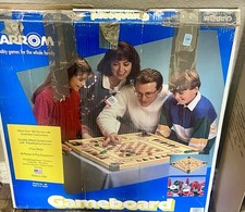 Vintage Carrom Wood Game Board