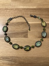 Konplott Chinoi Choker Kette Collier grün selten