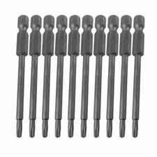 Torx Bit,1/4" 100mm extra lang, T10,15,20,25,30 oder 40, 1-10 Stück