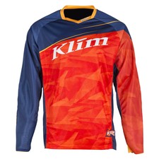 KLIM DAKAR Jersey Race Shirt Offroad Enduro Motocross orange blau / SALE -10%