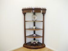 Biedermeier Etagere Eckschrank Eckvitrine Mahagoni Berlin um 1820 restauriert