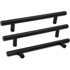 Möbelgriffe 15 Stück Schwarz