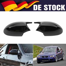 Schwarz Spiegelkappen Außenspiegel für BMW 1er E82 E87 3er E90 E91 E92 E93 LCI