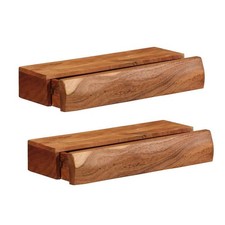 2x Wandregal mit Schubladen