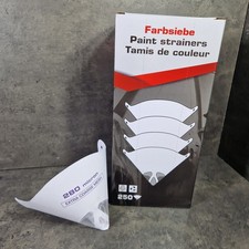 250 Stück Lacksiebe Farbsiebe Sieb Farbe Lackfilter für Autolack Farbsieb 280my