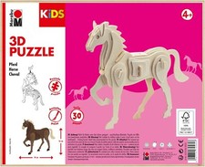 Marabu 3D Holz Puzzle Pferd
