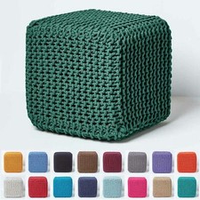 Baumwolle strick pouf - baumwolle,
