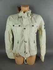 Belstaff Gangster Blouson Lady Ivory Damen Jacke DE 38 IT44 Nylonrap (WM)