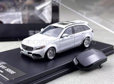 MB Mercedes Benz C63S AMG (S205) - LowRider  - white - DCM 1:64