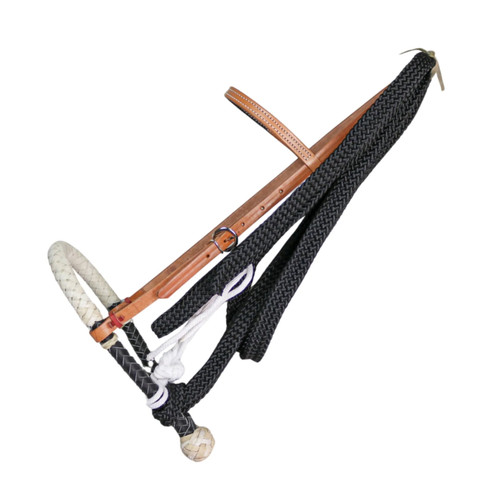 Breaking hackamore nylon - nylon, reins